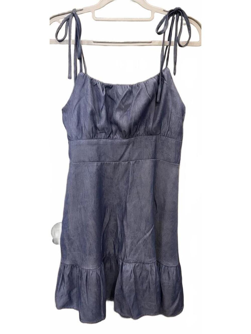 Speechless Womens Spaghetti Strap ZIP Back Dress Size L